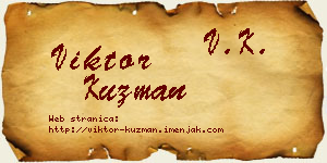 Viktor Kuzman vizit kartica
